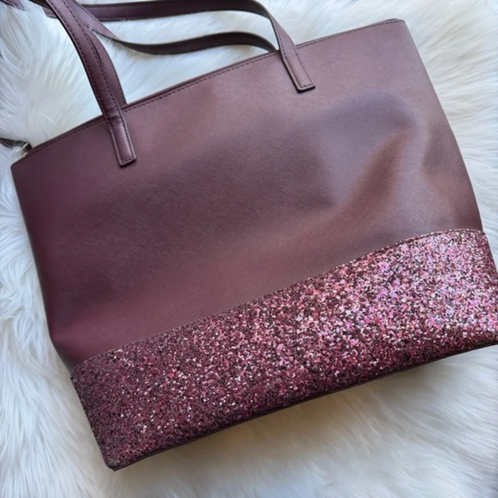 Kate Spade -‎ Glitter Detail Tote Purse